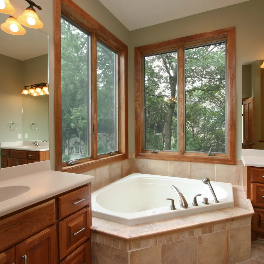 bathroom remodel with tub